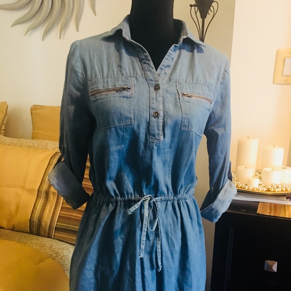 Denim dress